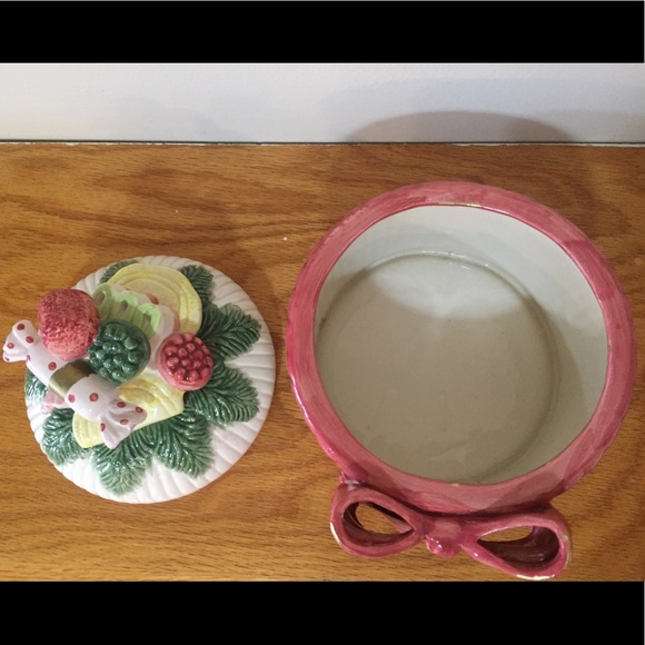 Vinrtage Fitz & Floyd 1992 Christmas Candy Dish